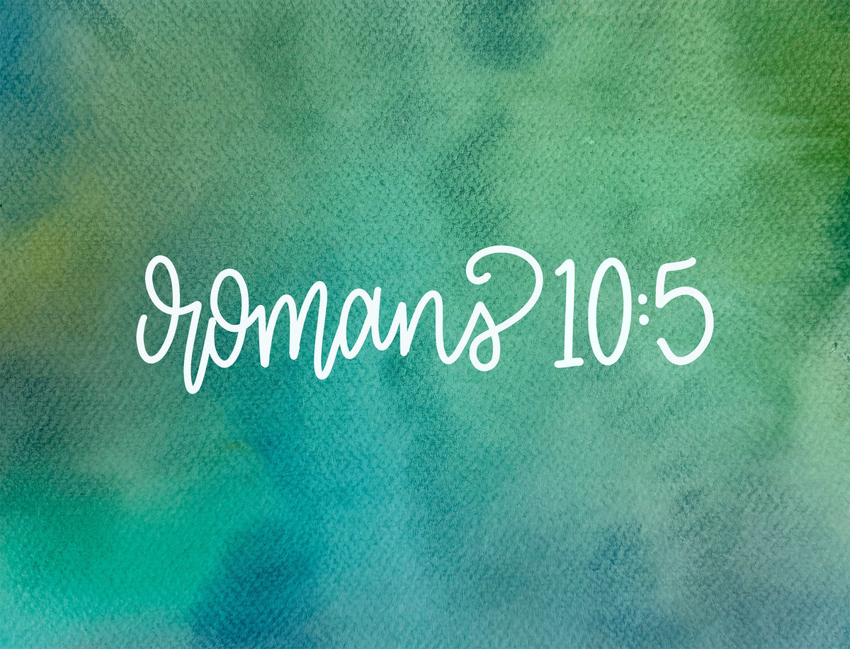 The Streak You Can't Keep—Romans 10:5