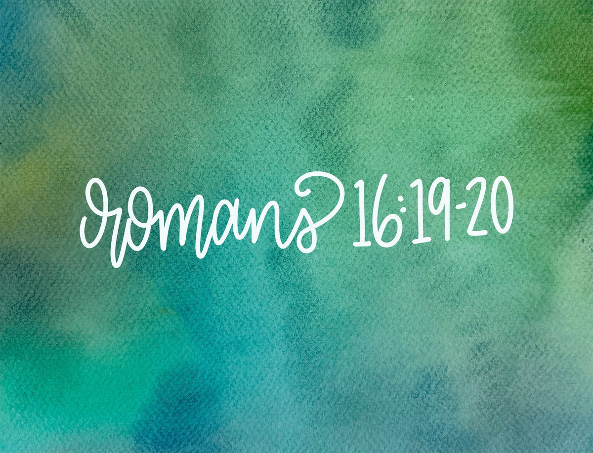 What You Feed Your Heart Ends Up Shaping Your Life—Romans 16:19-20