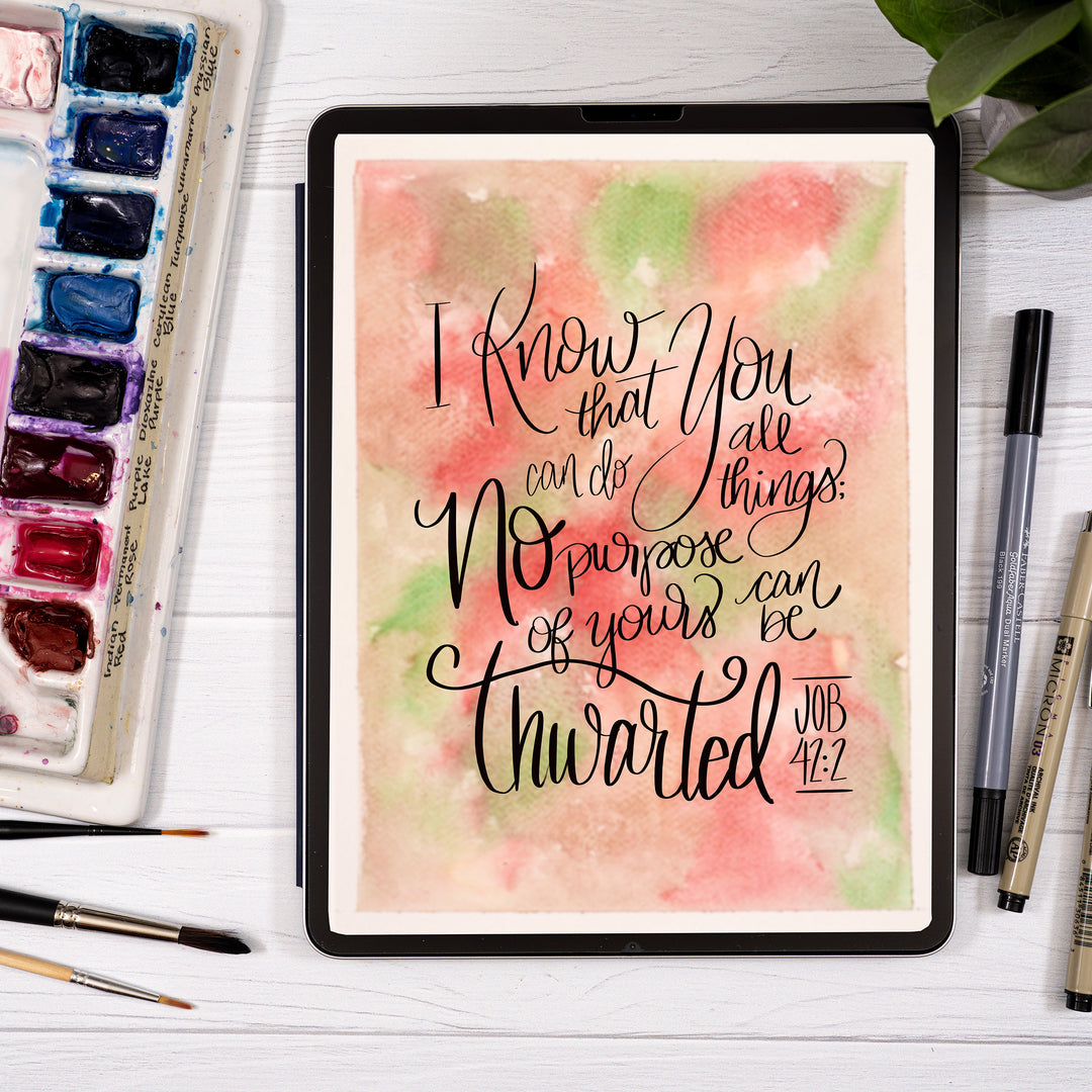 Job 42:2 Artwork