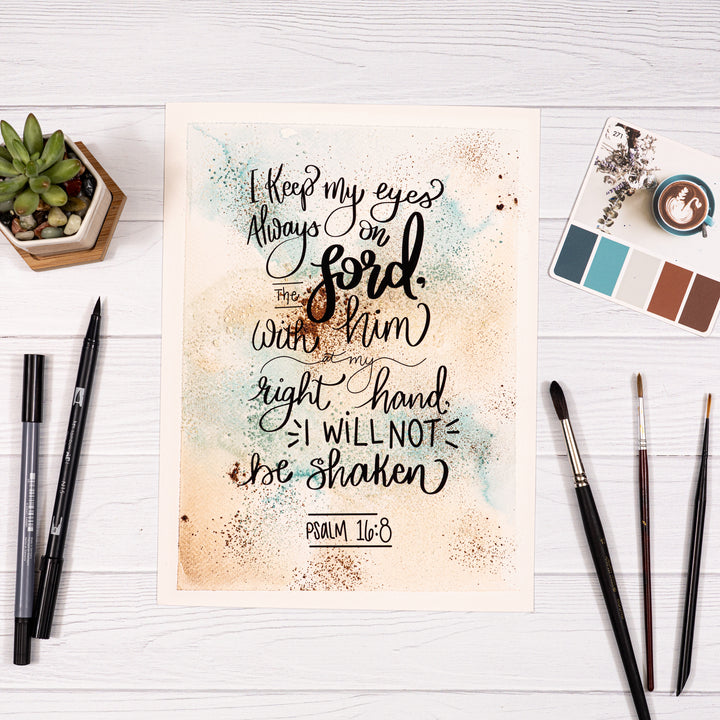 Psalm 16:8 Artwork